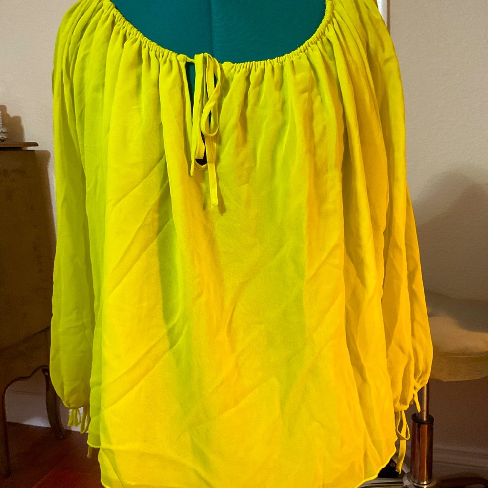 BCBG Max XL neon green 100 % poly.  New condition